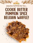 Cookie Butter Pumpkin Spice Waffle Table Topper