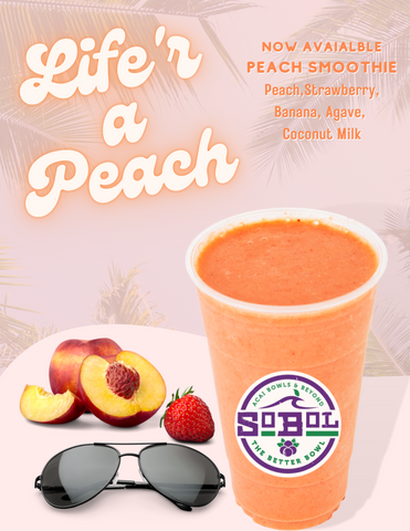 Peach Smoothie Table Topper