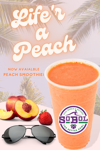 Peach Smoothie Decal (20x30)