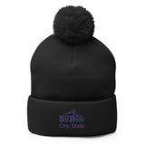 Location Specific SoBol Pom-Pom Beanie